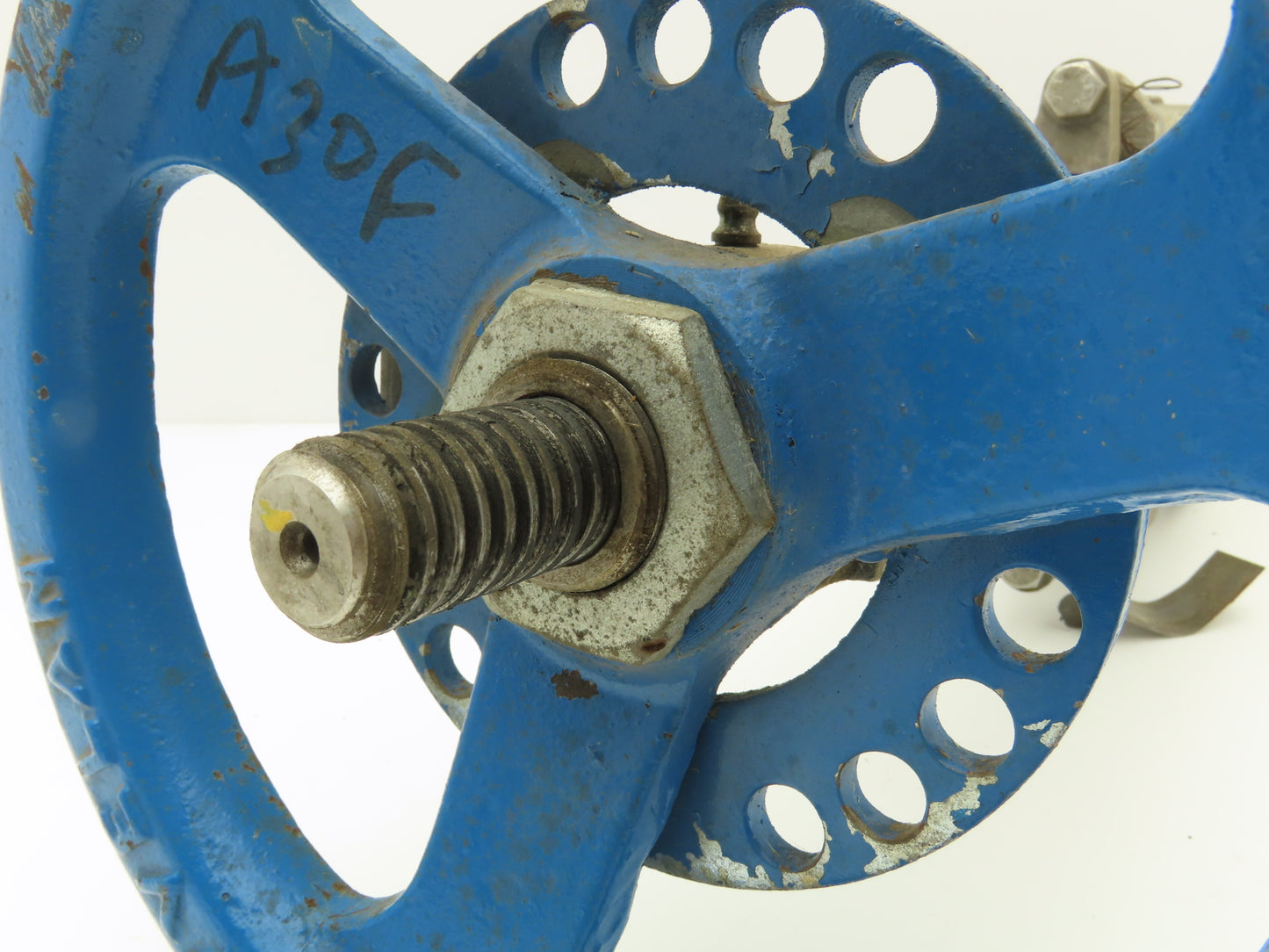 Velan L10-0320C-13BL 3" 316 Stainless Knife Gate Valve Rising Stem 10" Handwheel