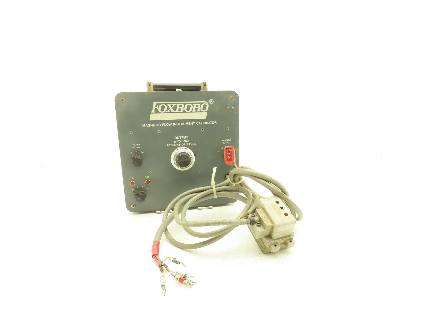 Foxboro 8120-6 Magnetic Flow Calibrator 115-230V 60Hz 1.5A No Cover