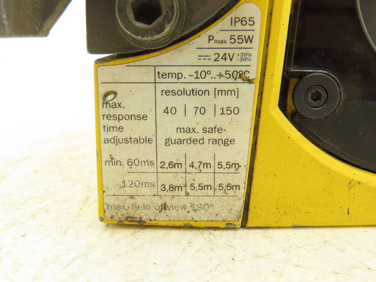 Sick S30A-6011BA Safety Laser Scanner S3000 Standard 0m to 8m