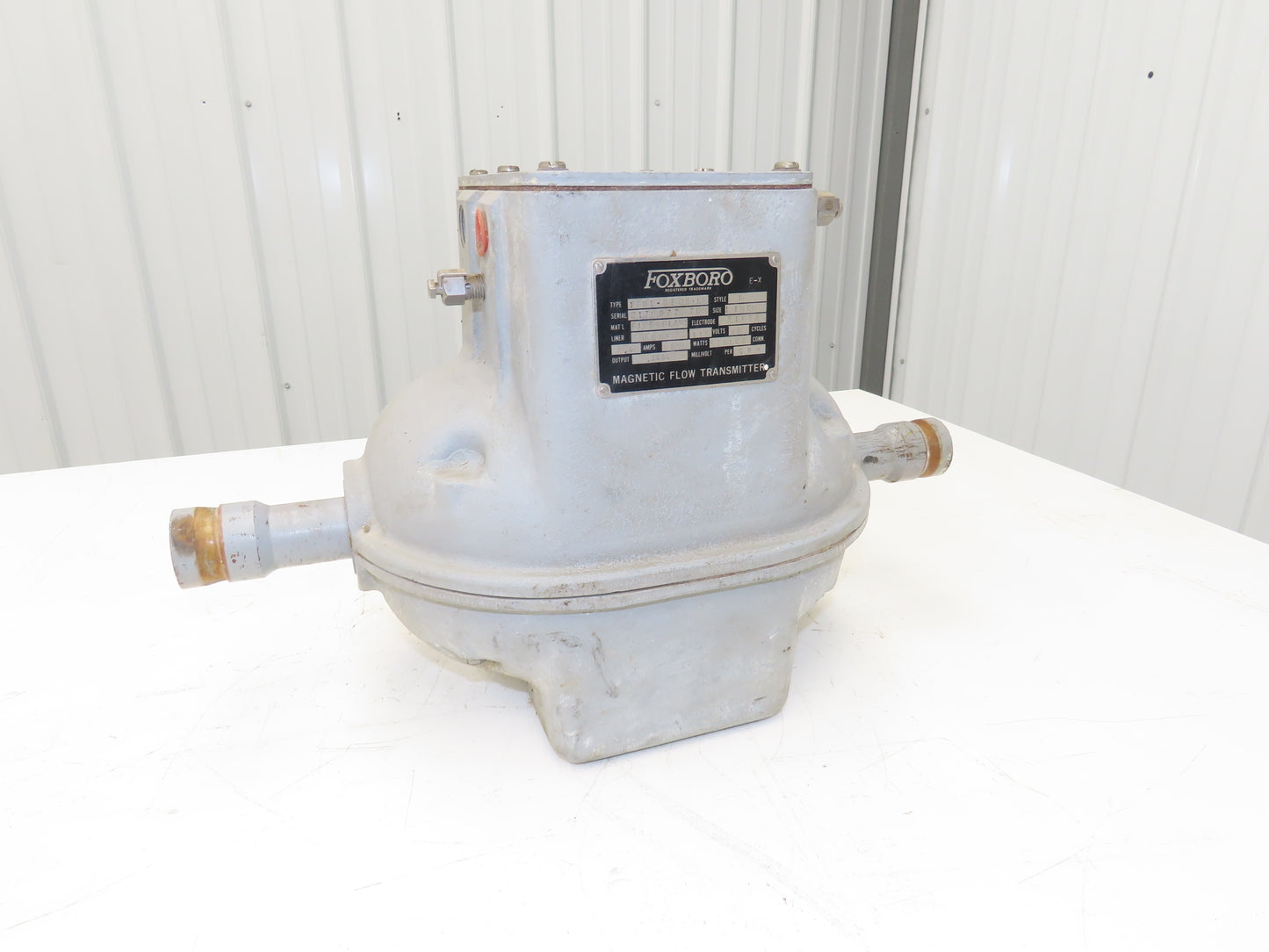 Foxboro 1801-PEOS-NS Magnetic Flow Tube Transmitter 1" Pipe 115V