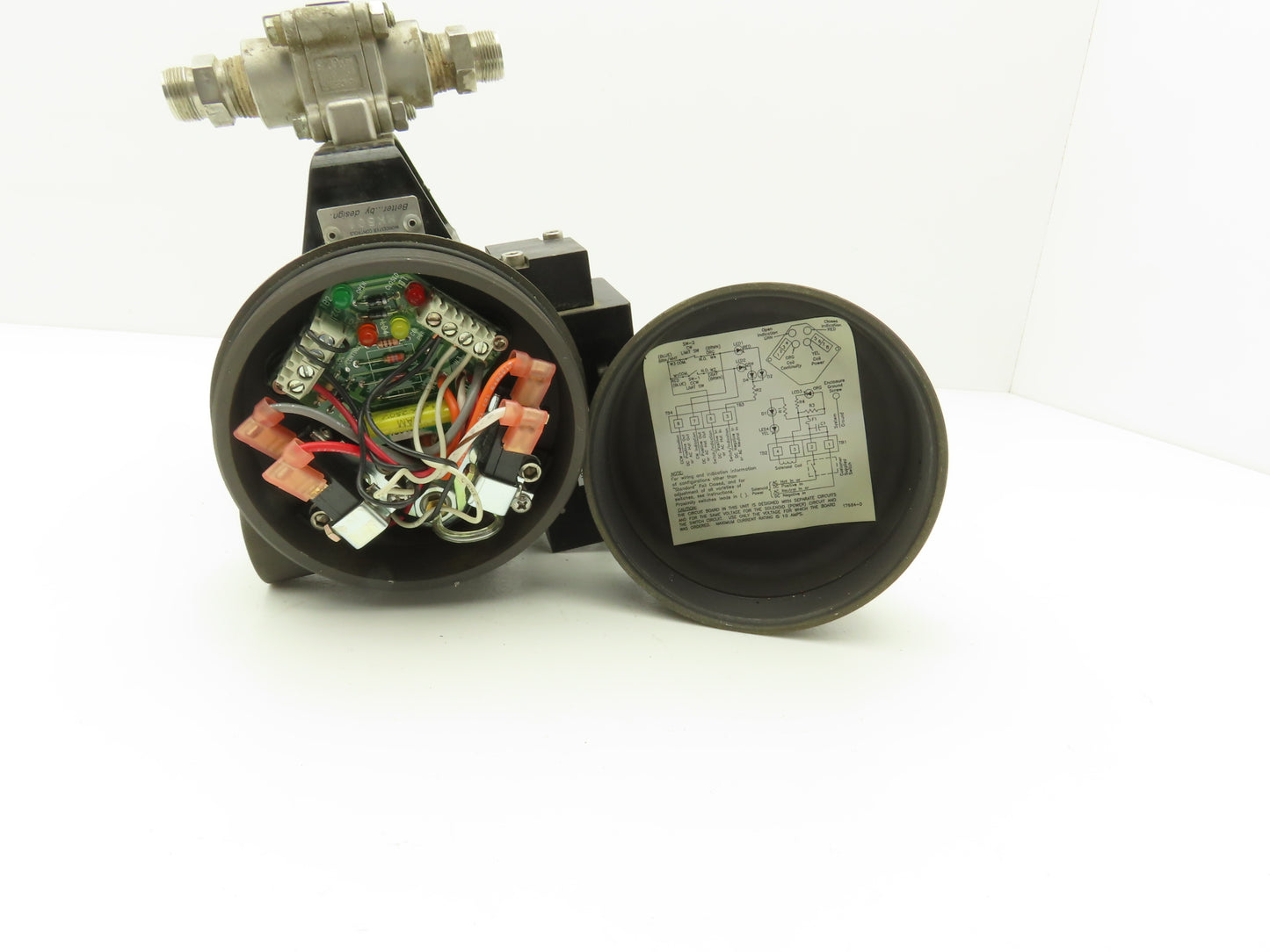 Flowserve MK501 Pneumatic Actuator with 1/2"NPT Stainless Ball Valve 1440 CWP