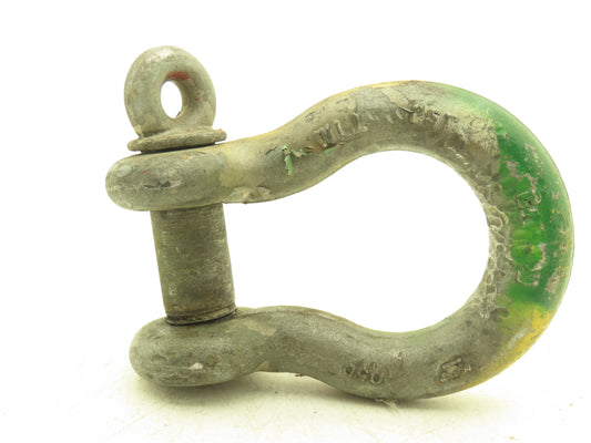 Crosby 25T 1-3/4" Galvanized Carbon Anchor Shackle with 2" Alloy Screw Pin