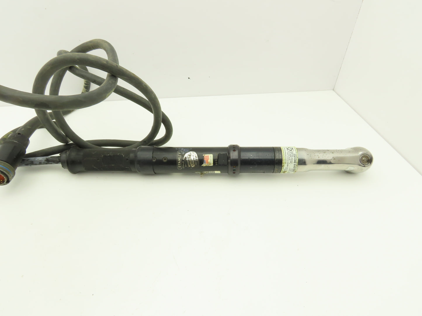 Stanley E30LSRA3XG-17 Electric Nutrunner 1/2" Drive Right Angle 56Nm 32 Ratio