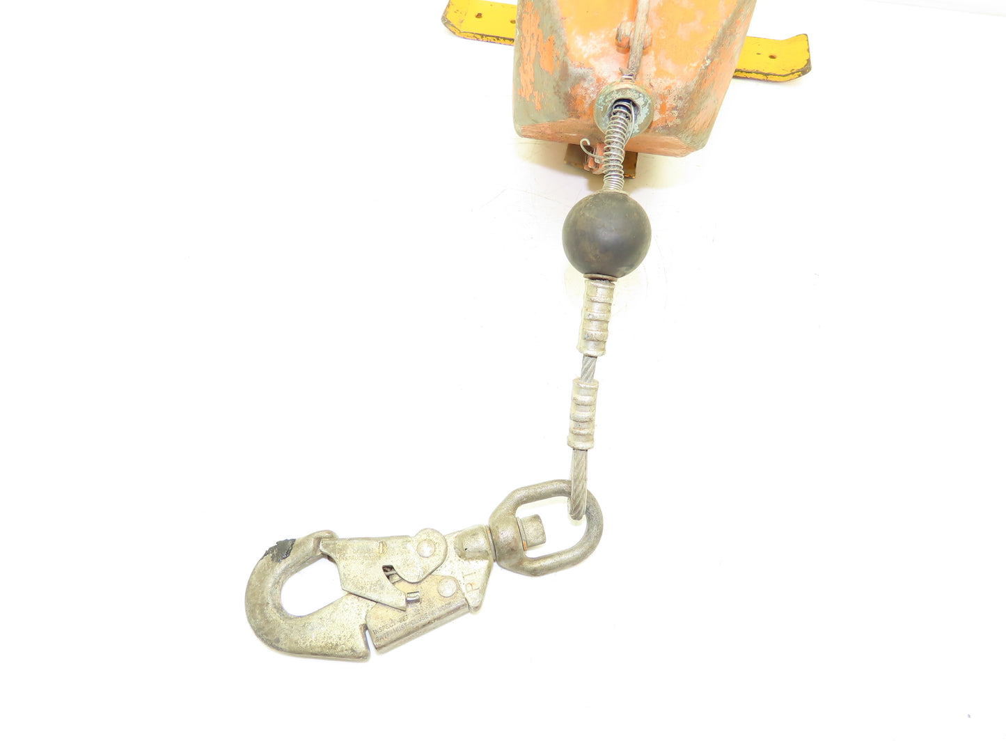 MSEC 1025 Portable Self Retractable Fall Safety Lifeline 25' With Bracket