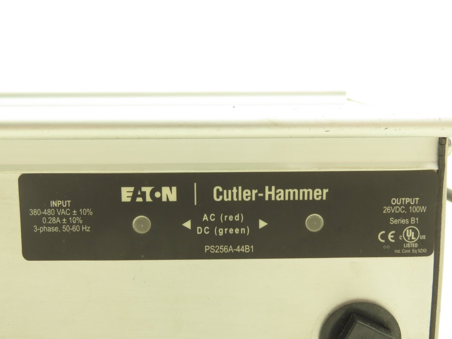 Eaton Cutler Hammer PS256A-44B1 Conveyor Power Supply 380-480V In 26VDC 100W Out