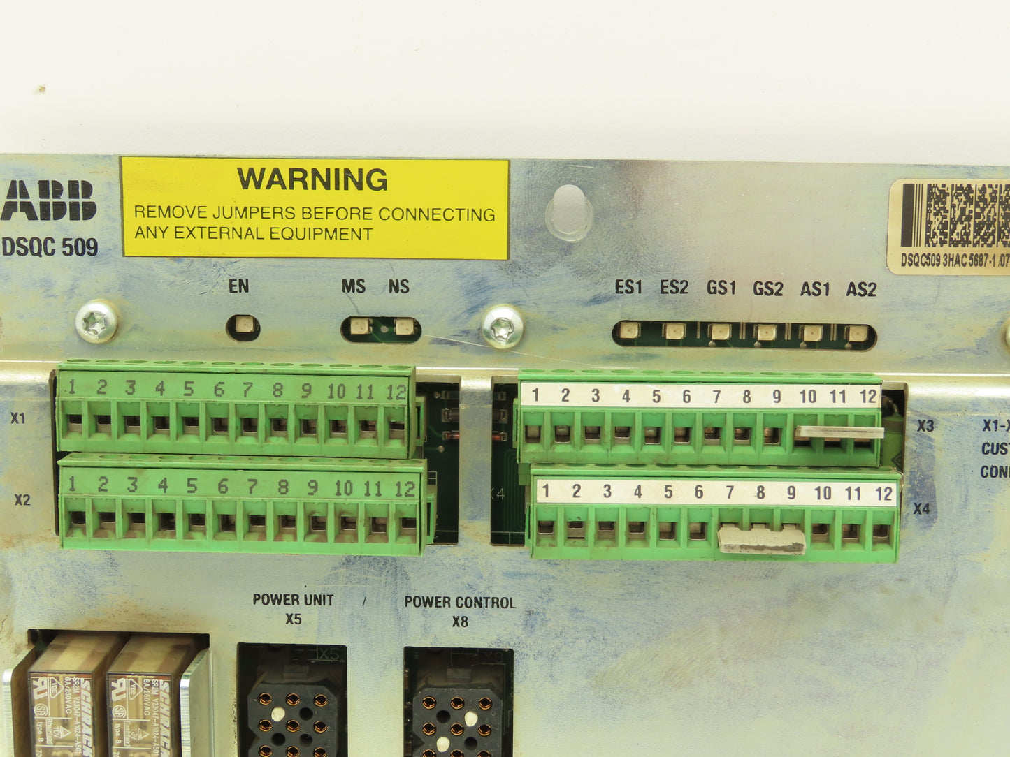ABB DSQC 509 Connector Base Panel Unit 3HAC5687