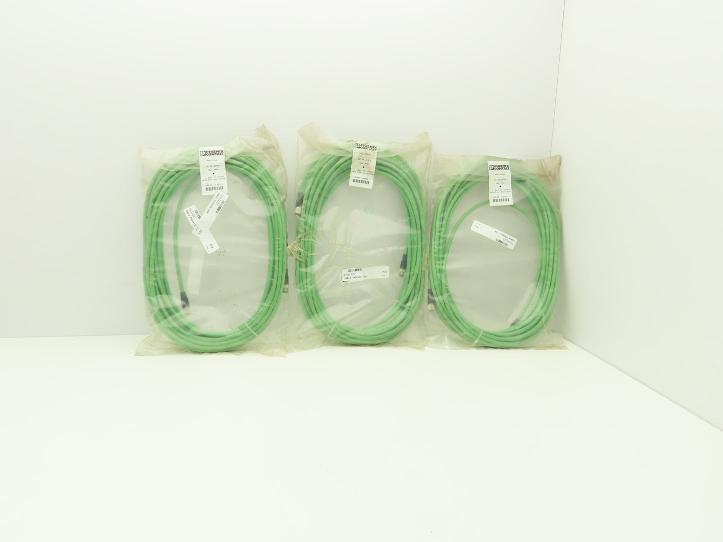 Phoenix Contact SAC-5P-M12MSB/15,0-900/M12FSB Bus Cable 15M 5-Pin M12 Lot of 3