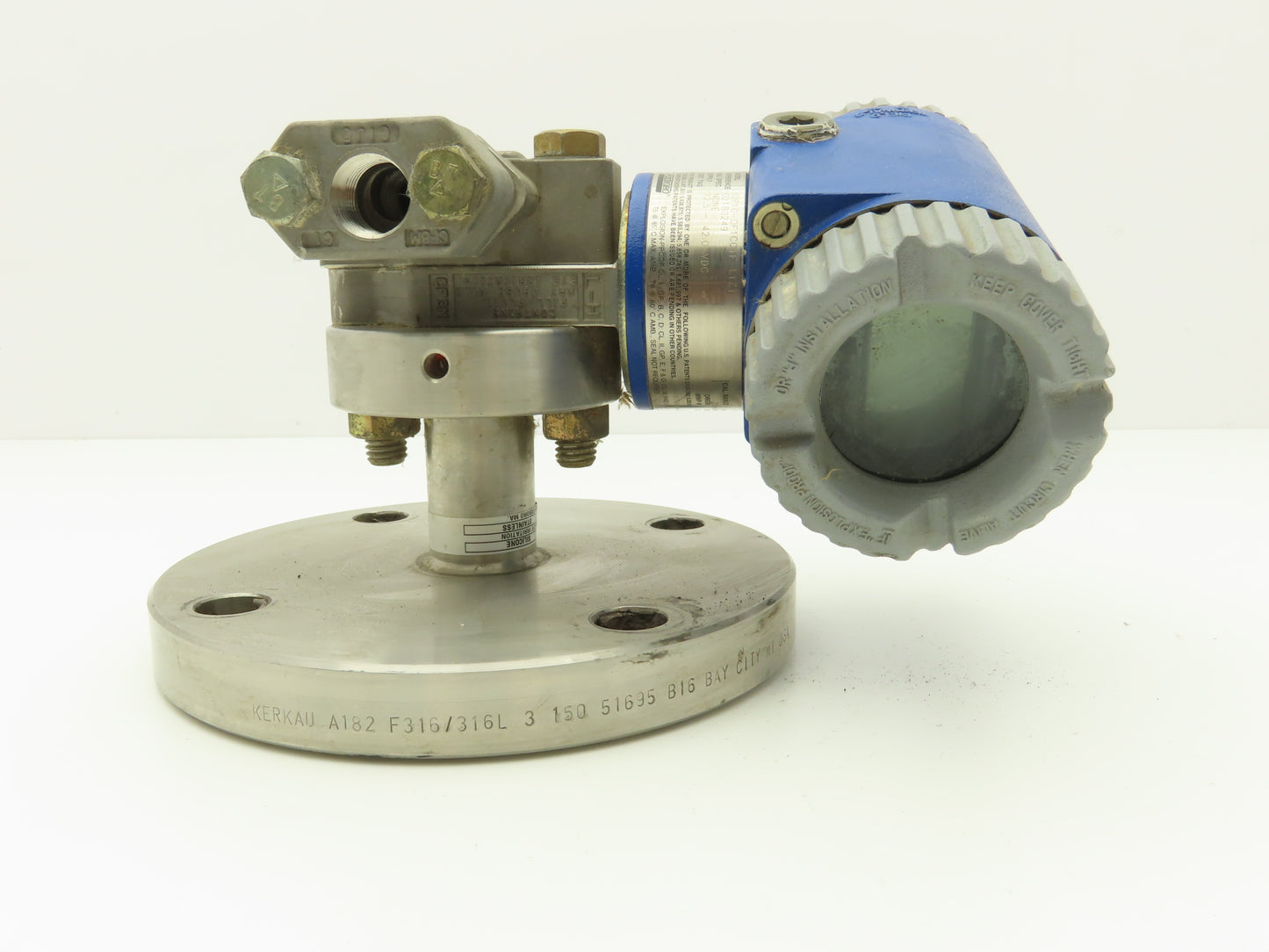Foxboro IDP10-DF1C01F-L1Z1 Pressure Transmitter 0-840"H2O 3"Flanged 12-42VDC