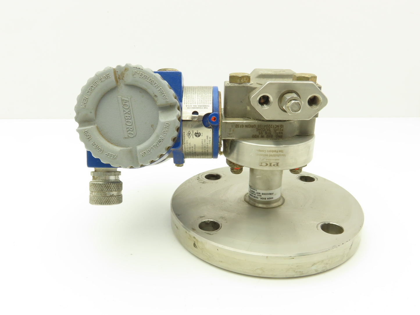 Foxboro IDP10-DF1C01F-L1Z1 Pressure Transmitter 0-840"H2O 3"Flanged 12-42VDC