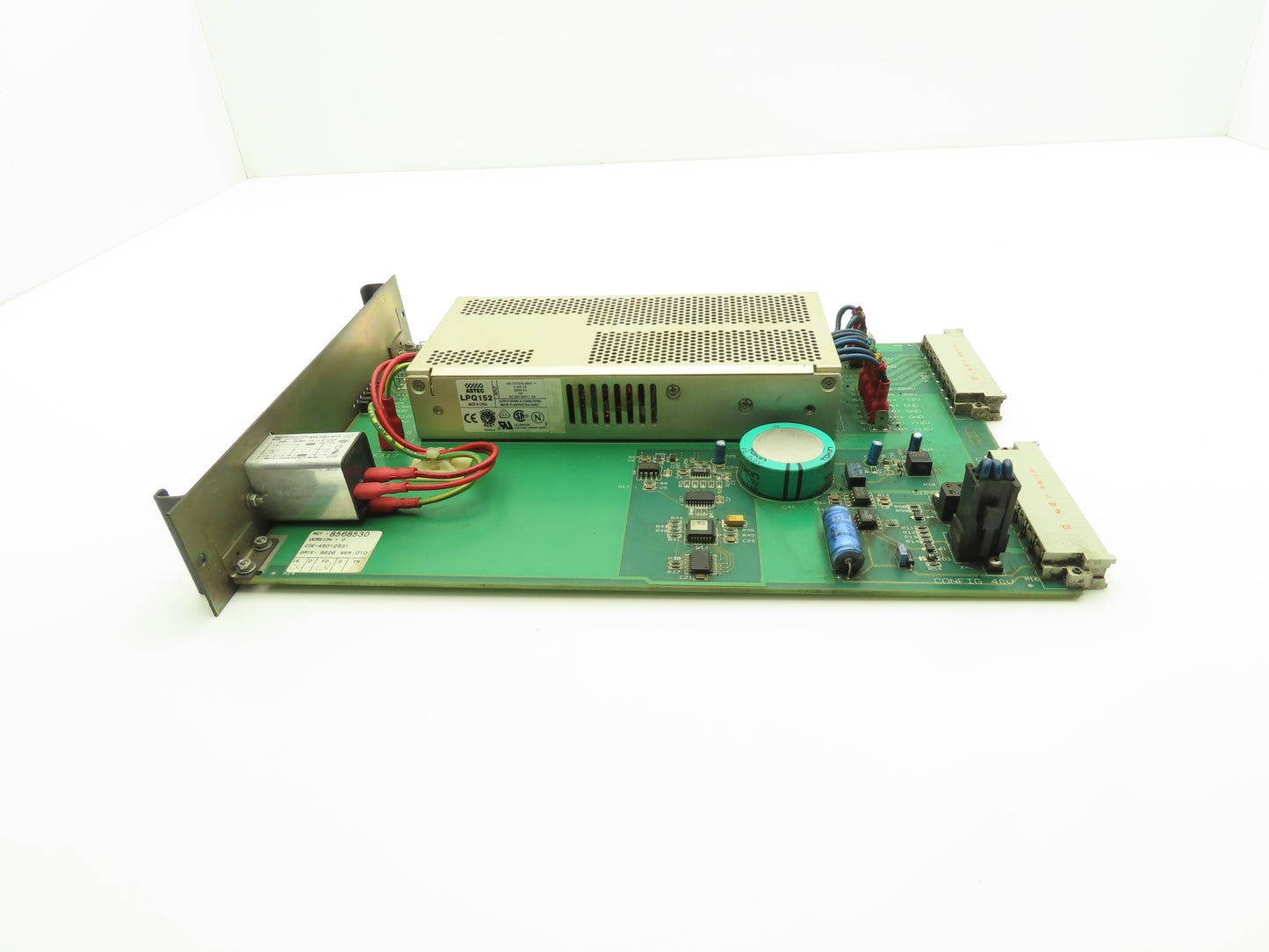 Astec Charmilles F4-2AT PLC Control Module & Power Supply Slot Rack 110VAC