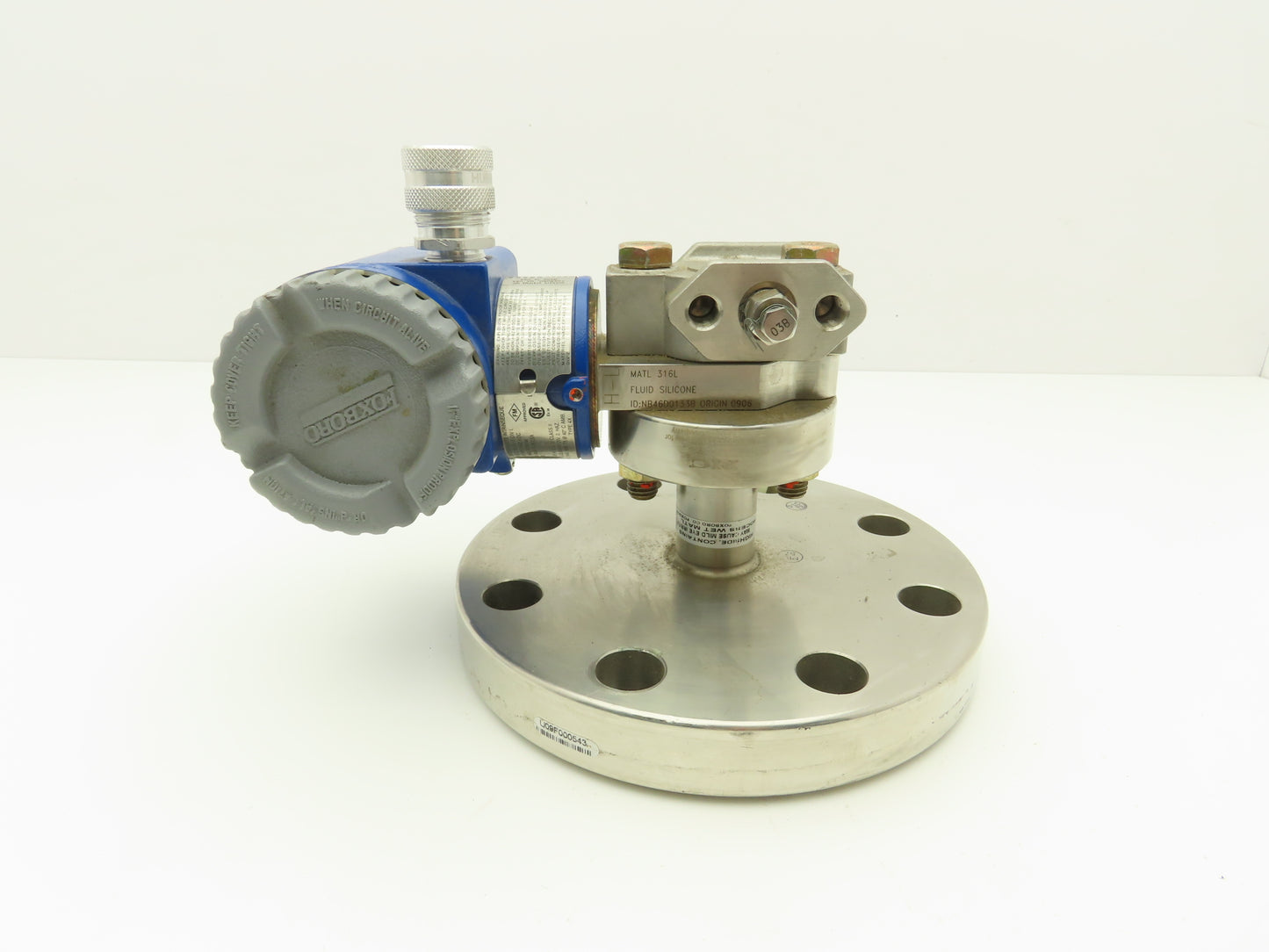Foxboro IDP10-DF1B01F Pressure Transmitter 0-200"H2O 3" Flanged Sensor 12-42VDC