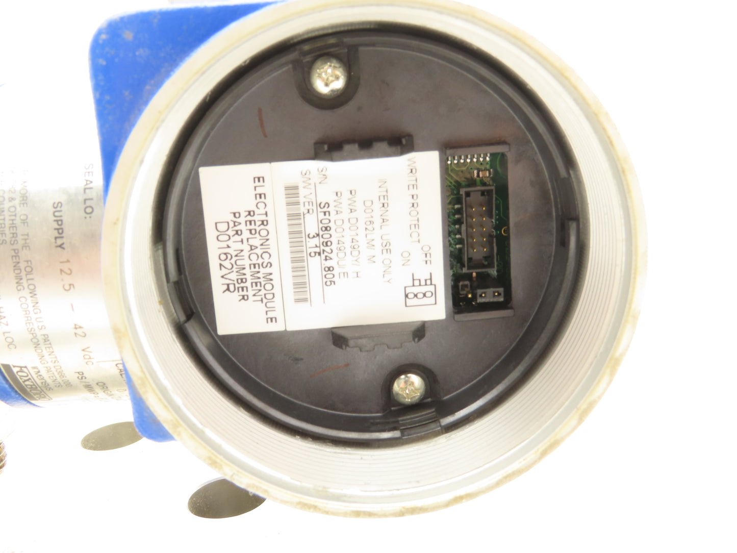 Foxboro IDP10-DF1B01F Pressure Transmitter 0-200"H2O 3" Flanged Sensor 12-42VDC