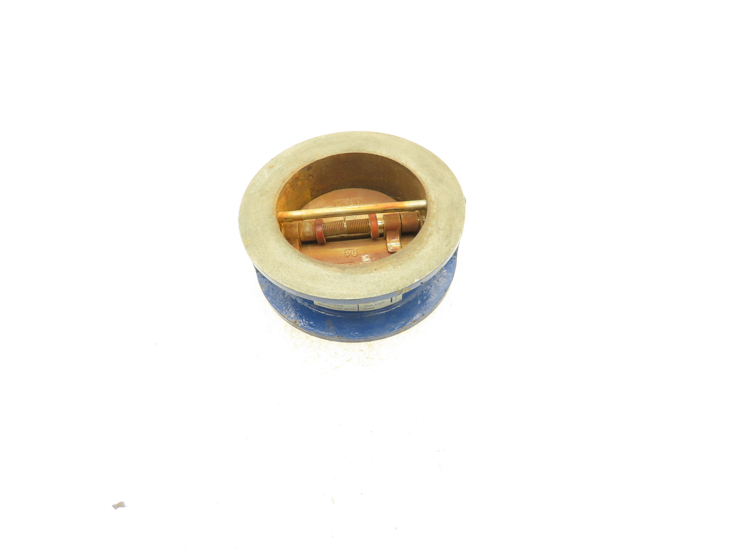 SF Equipment CD-125  4" Dual Plate Check Valve Double Door Wafer Style 200psi