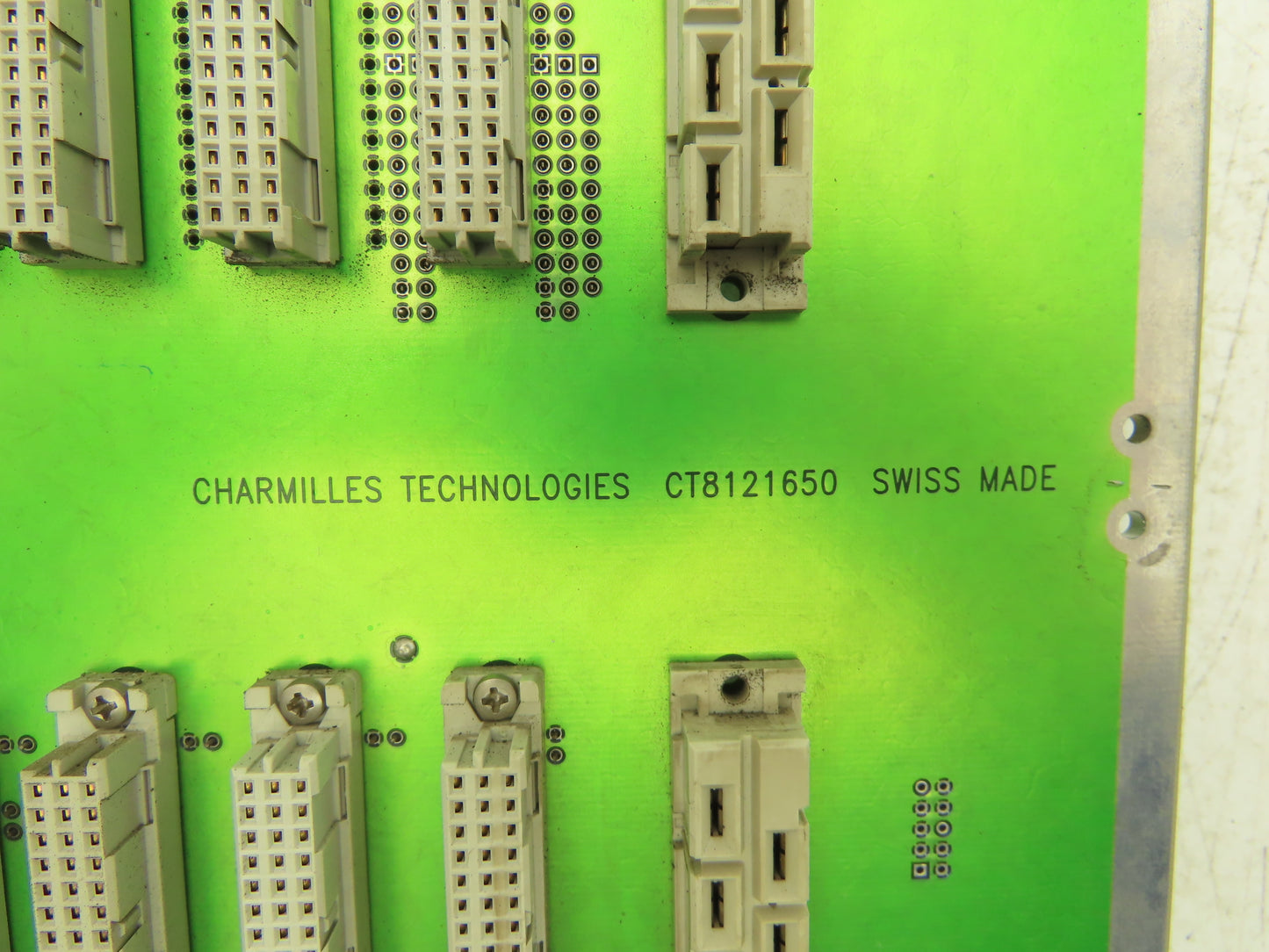 Charmilles Tech CT8121650 Robofil Printed Circuit Board Slot Rack Backplane
