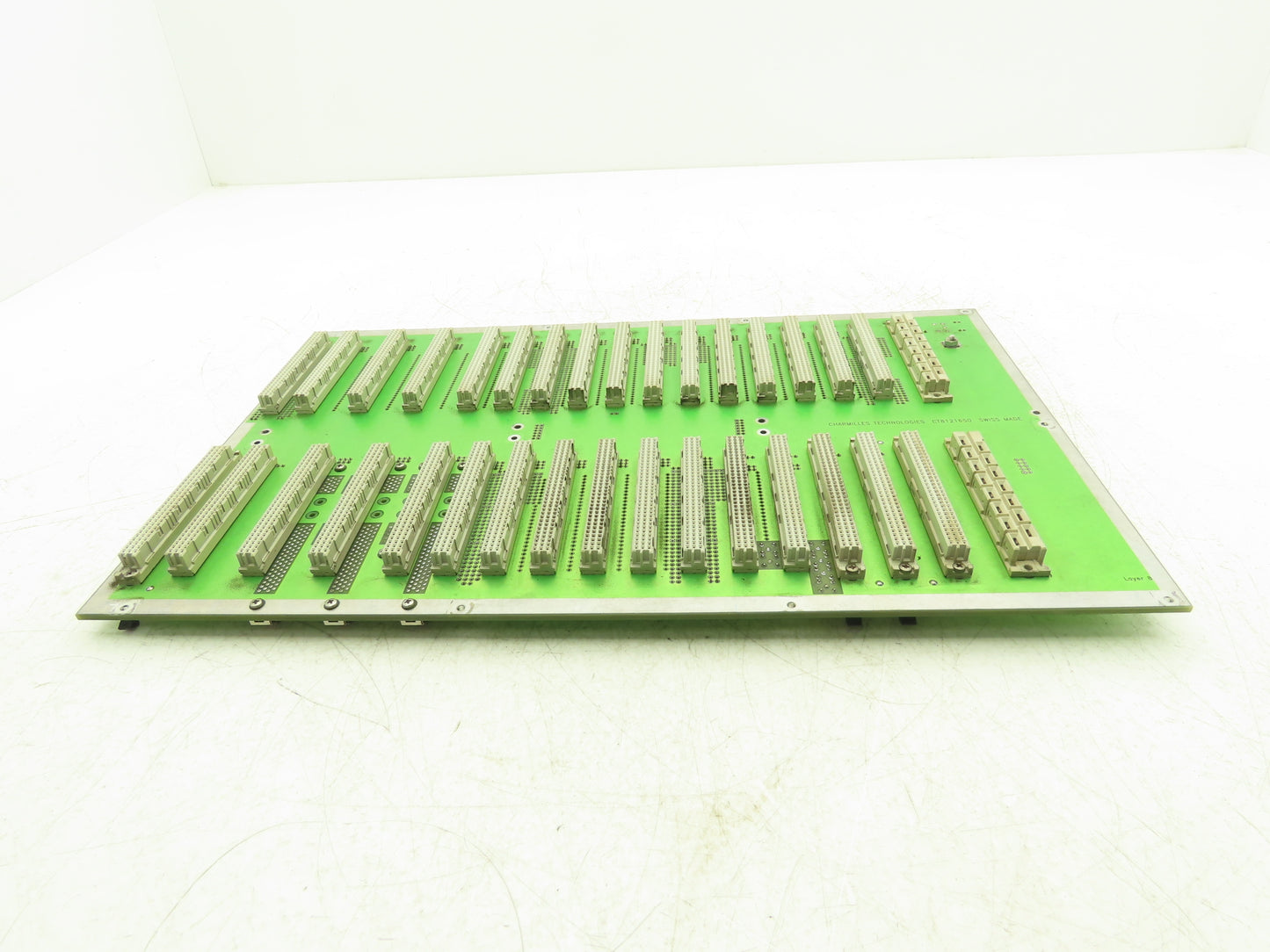 Charmilles Tech CT8121650 Robofil Printed Circuit Board Slot Rack Backplane