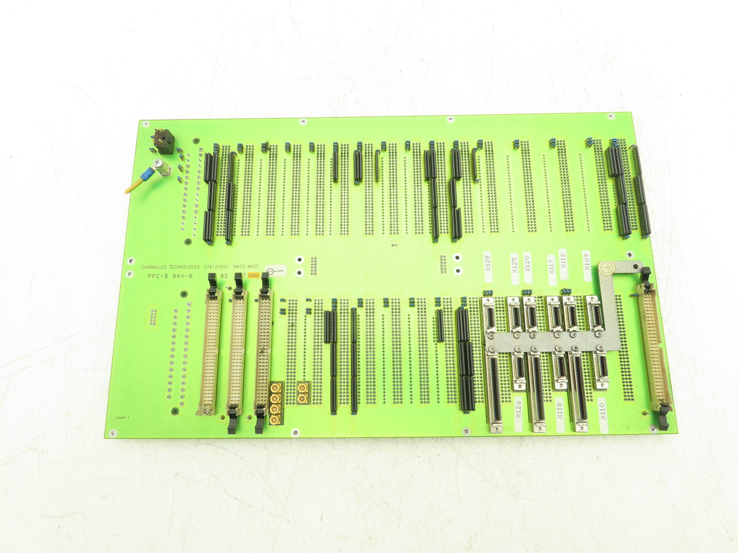 Charmilles Tech CT8121650 Robofil Printed Circuit Board Slot Rack Backplane
