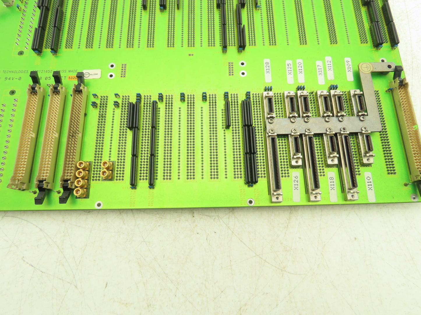 Charmilles Tech CT8121650 Robofil Printed Circuit Board Slot Rack Backplane