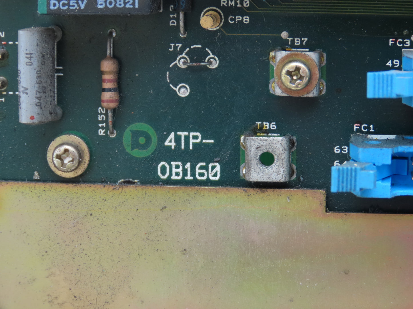 Nissei CPUA-EH-05 NC8000F2 Injection Molding Machine Printed Circuit Board