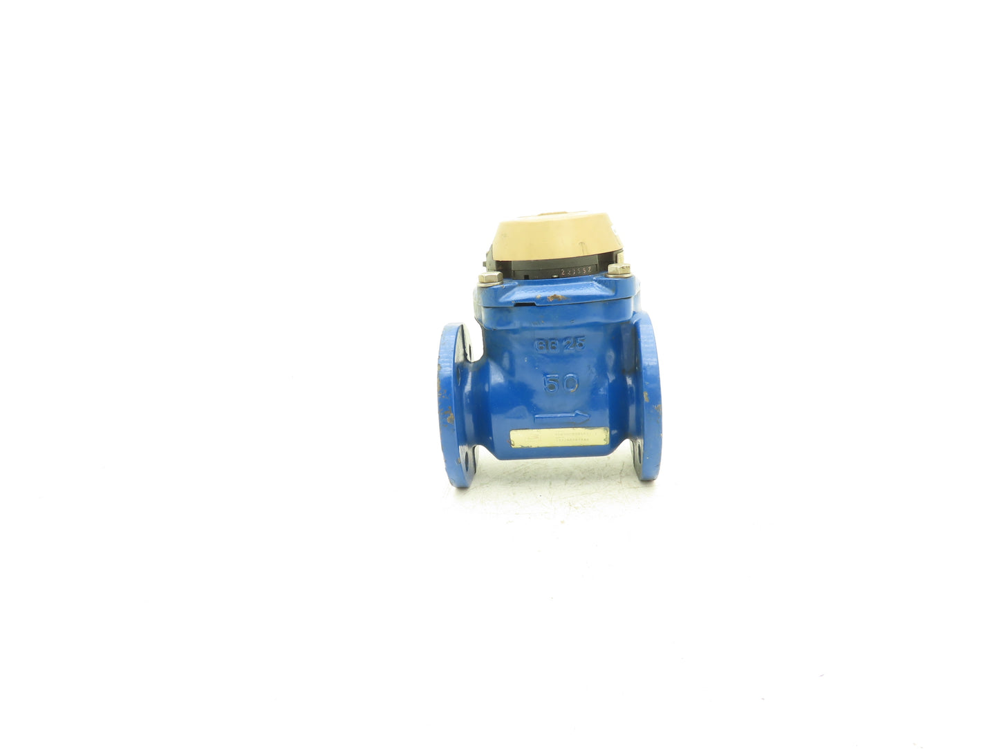 Brooks 3332A02A31AA Turbine Flow Meter 2" Flanged Gallon Water Meter 230psi
