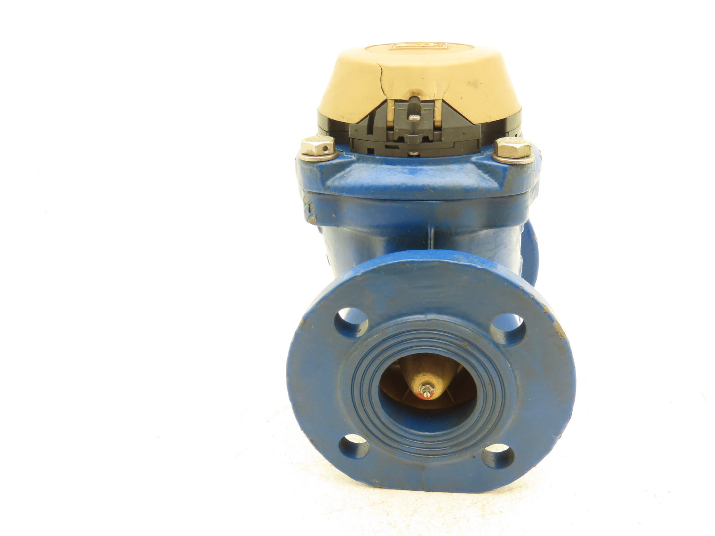 Brooks 3332A02A31AA Turbine Flow Meter 2" Flanged Gallon Water Meter 230psi