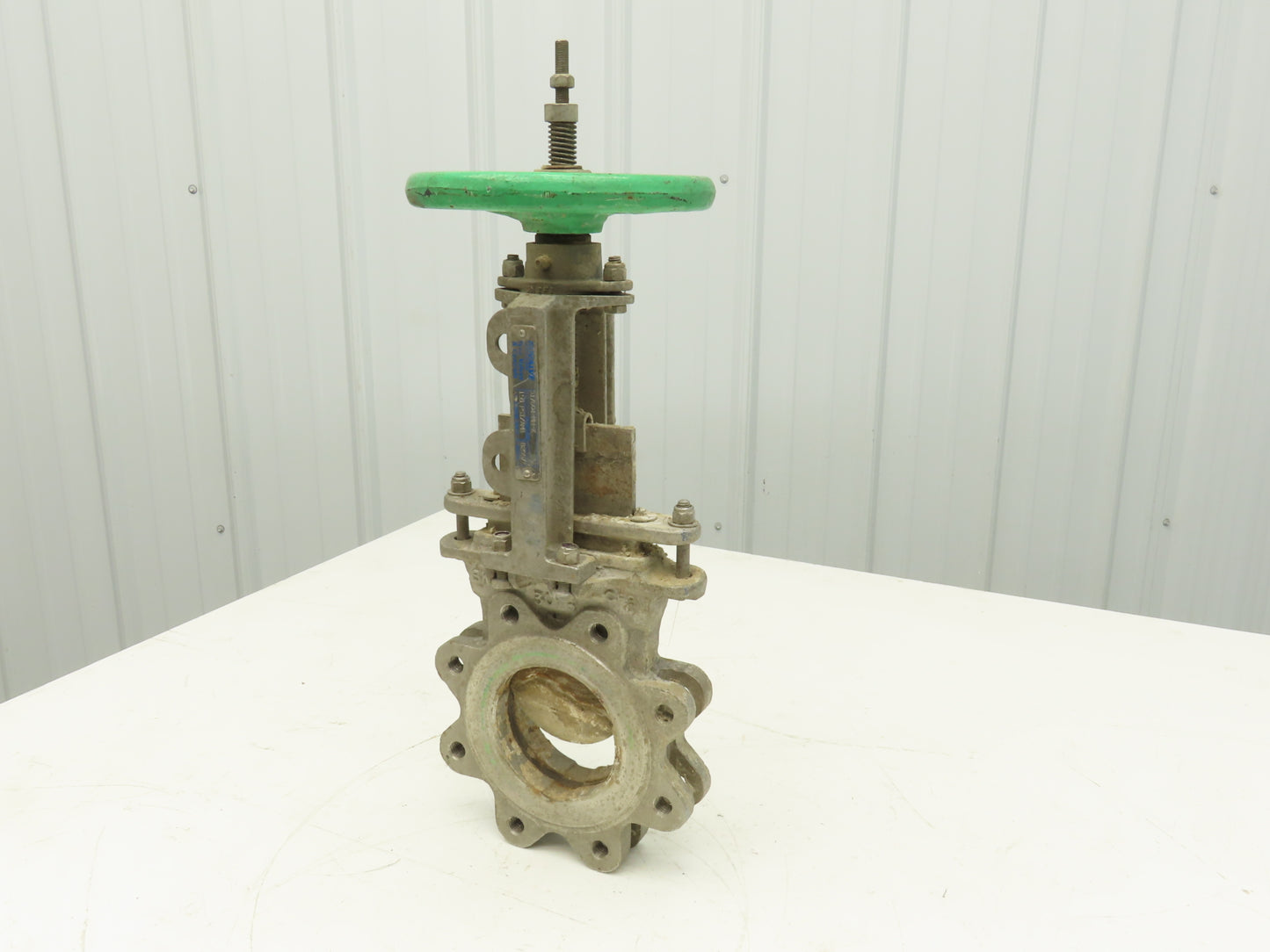 Tyco Rovalve S17D04-MH-X 4" Stainless Knife Gate Valve Rising Stem 150 PSI