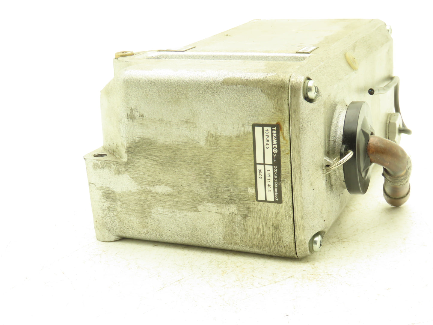 Tekawe 10 P-E 4,5 Lubrication Pump & Tank Pneumatic Drive 4.5L Cast Aluminum