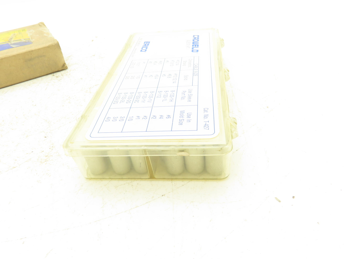 Erico T427 Cadweld Sleeve Kit Complete In Box