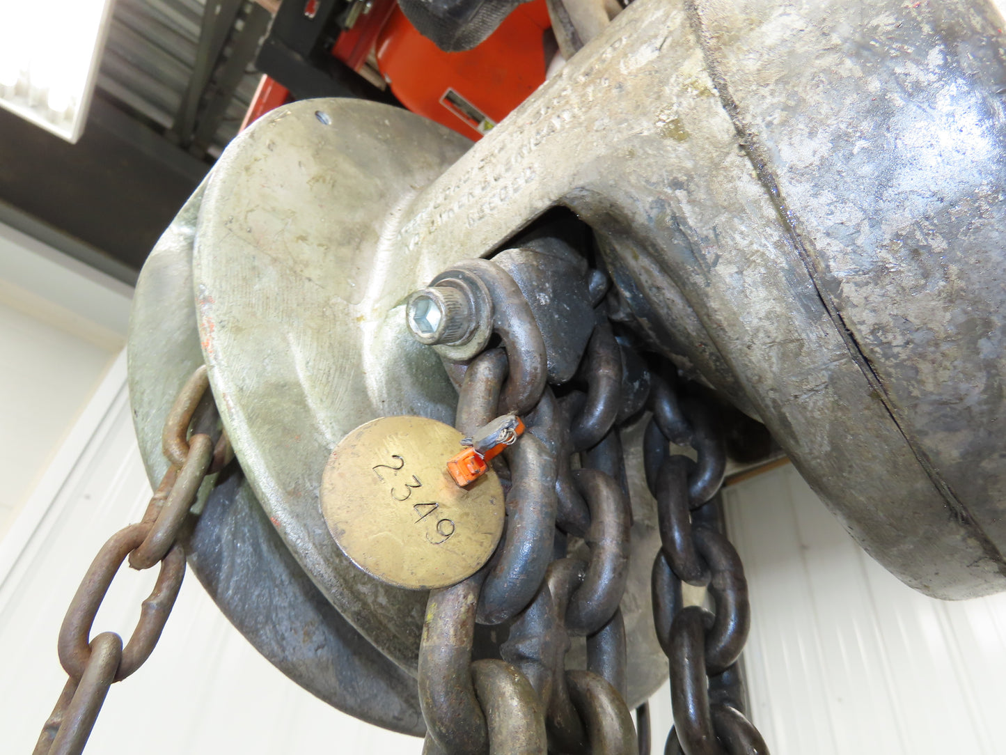 CM Cyclone Model S 2 Ton 4000Lb Manual Chain Fall Hand Hoist 10' Lift