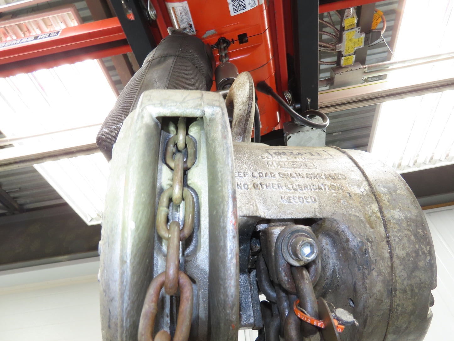 CM Cyclone Model S 2 Ton 4000Lb Manual Chain Fall Hand Hoist 10' Lift