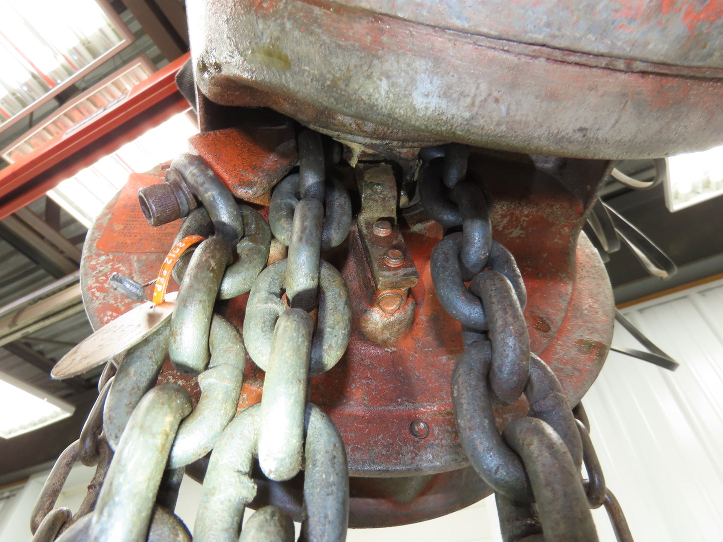 CM Cyclone 1-1/2 Ton 3000Lb Manual Chain Fall Hand Hoist 16' Lift