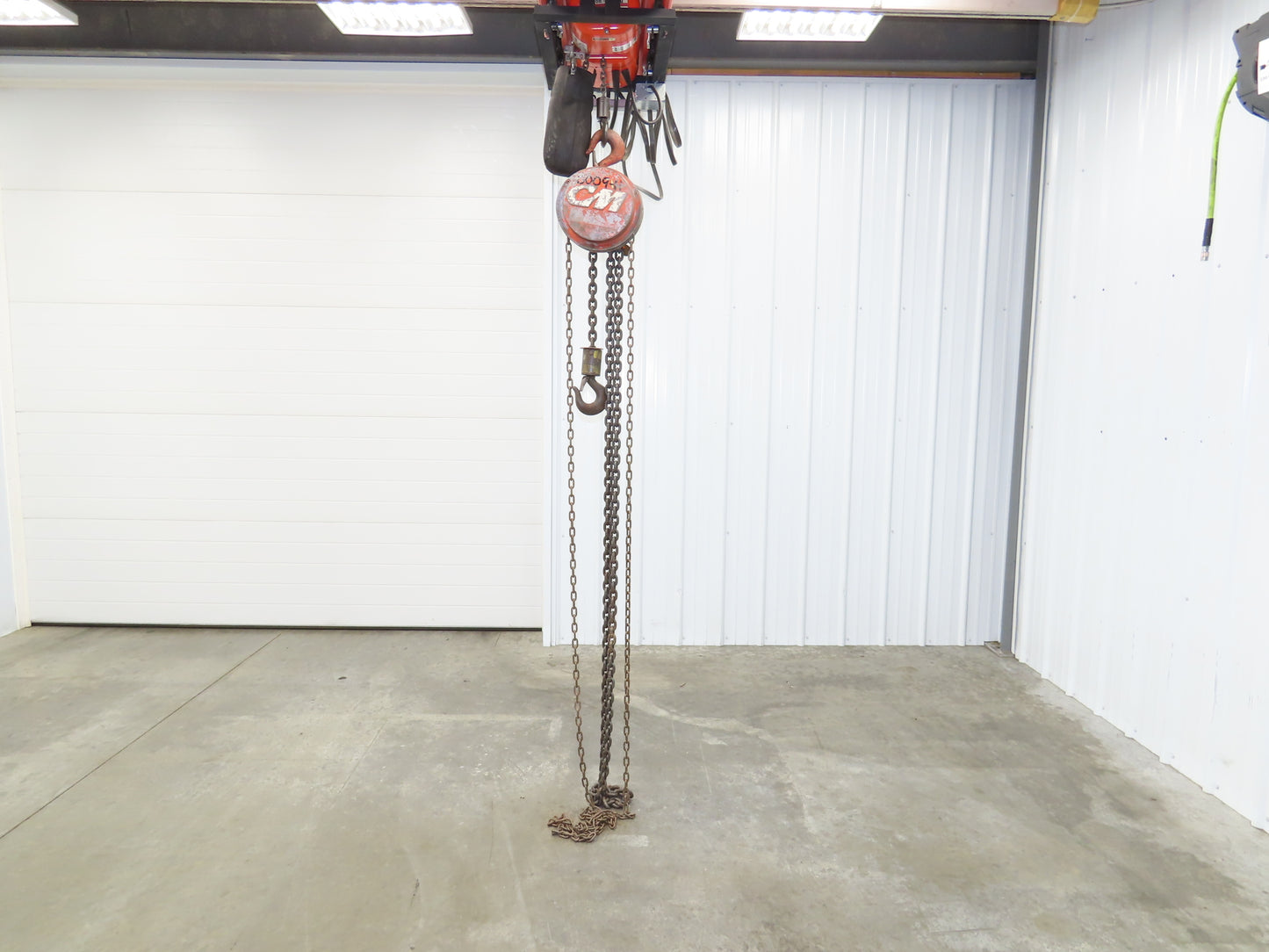 CM Cyclone 1-1/2 Ton 3000Lb Manual Chain Fall Hand Hoist 16' Lift