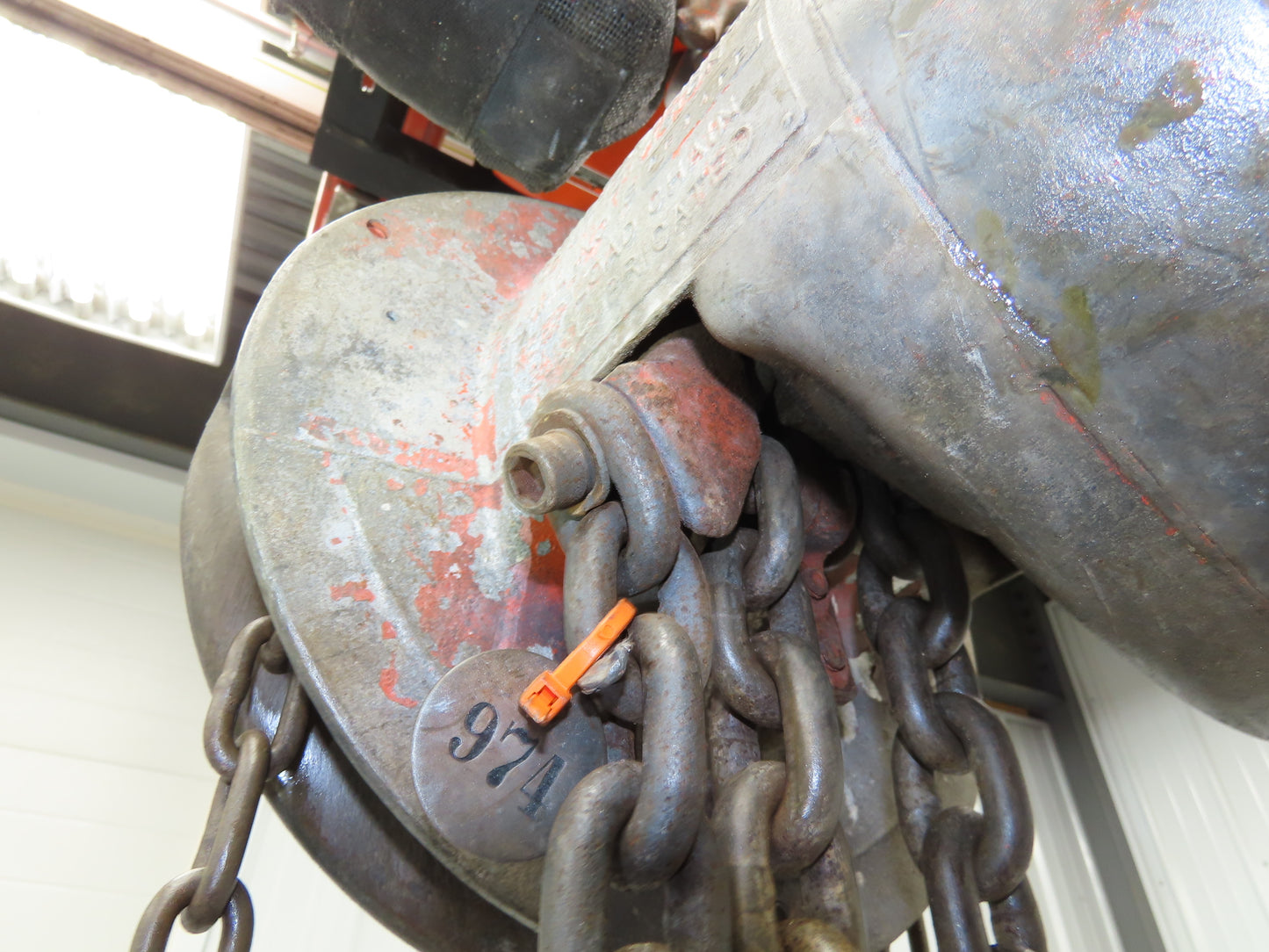 CM Cyclone Series 646 1-1/2 Ton 3000Lb Manual Chain Fall Hand Hoist 20' Lift