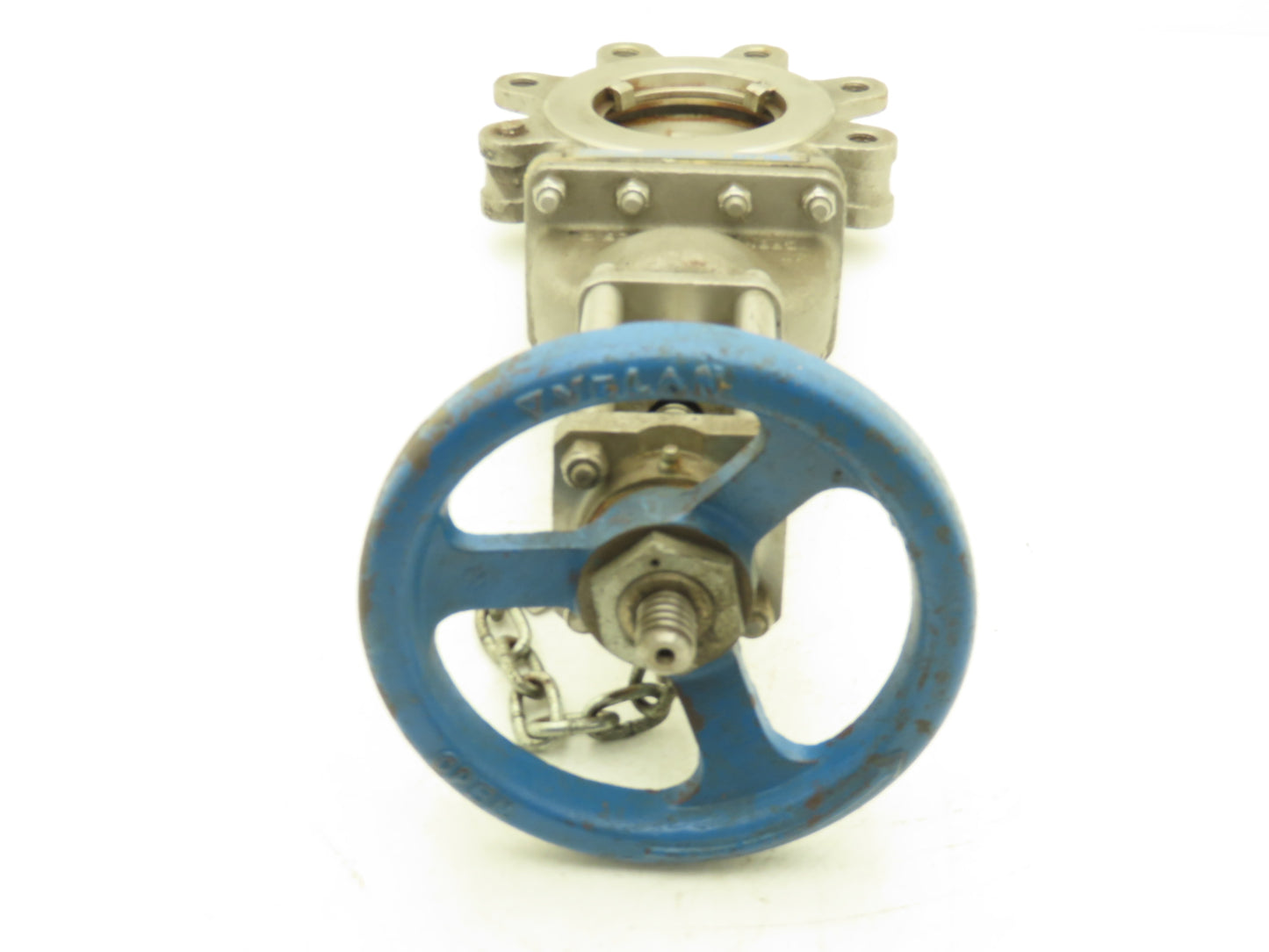 Velan L12-0320B-13BL 4" Stainless Knife Gate Valve 316SS Rising Stem Lug Style