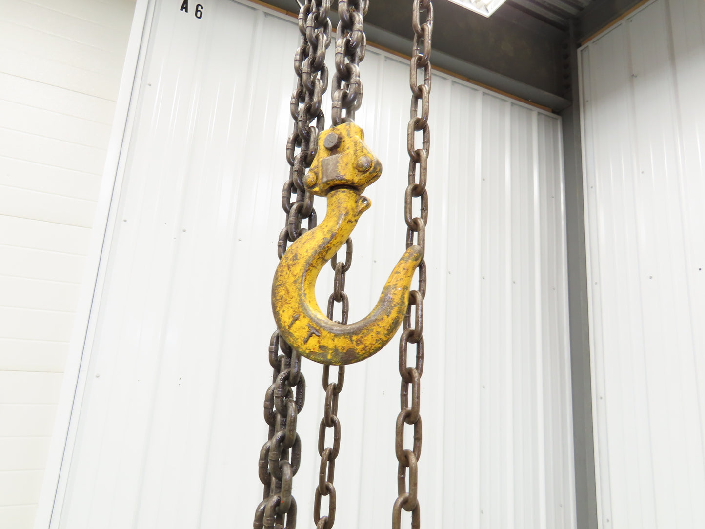 Yale BS 5 1 Ton 2000Lb Manual Chain Fall Hand Hoist 10' Lift