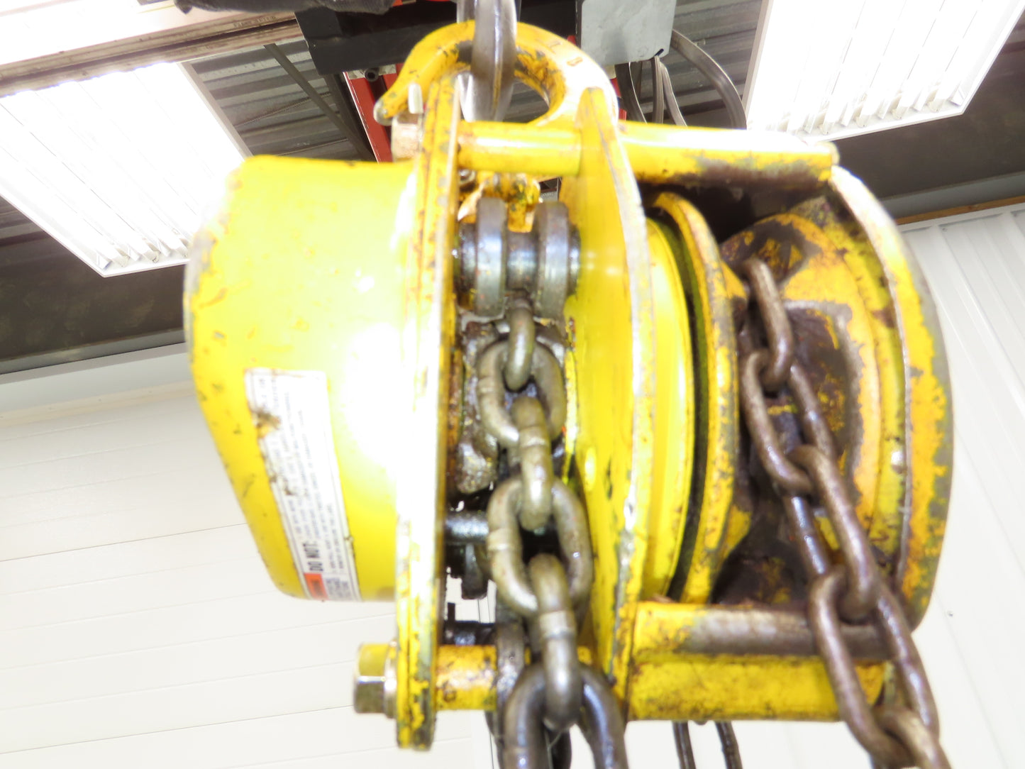 Yale BS 5 1 Ton 2000Lb Manual Chain Fall Hand Hoist 10' Lift