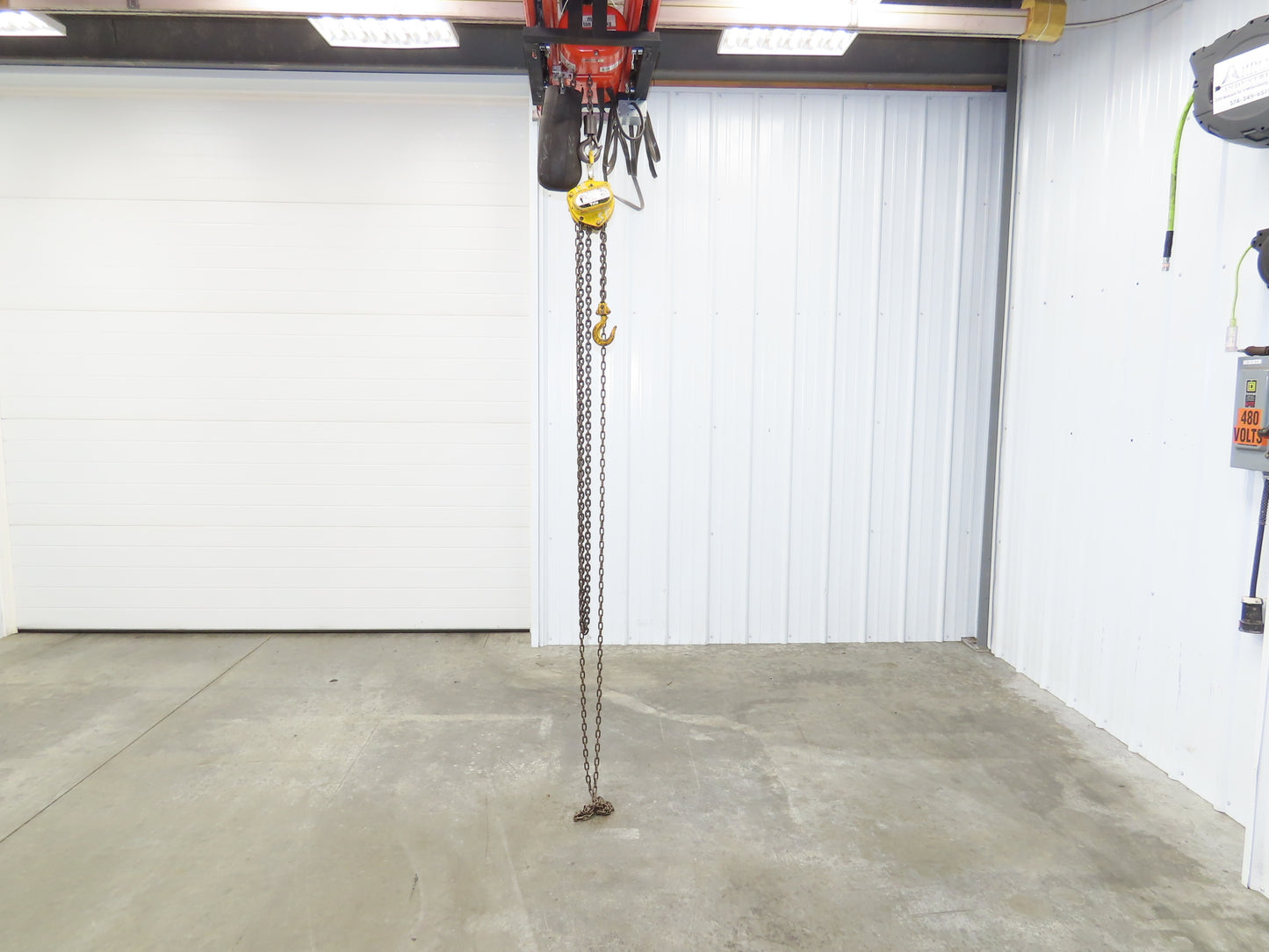 Yale BS 5 1 Ton 2000Lb Manual Chain Fall Hand Hoist 10' Lift
