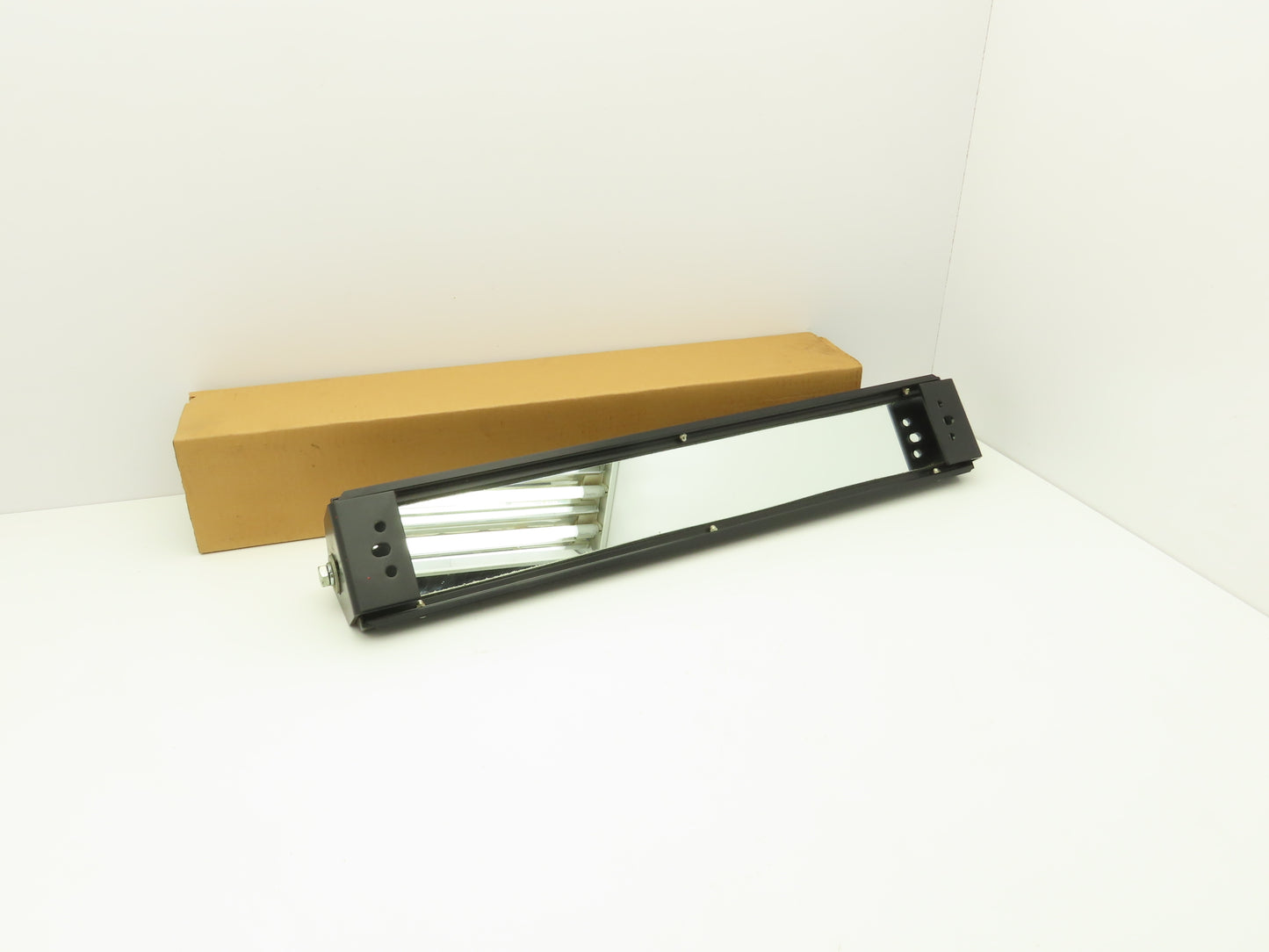 Mirror 3-1/2" x 28" Angle Bracket Swivel Mount Metal Enclosed