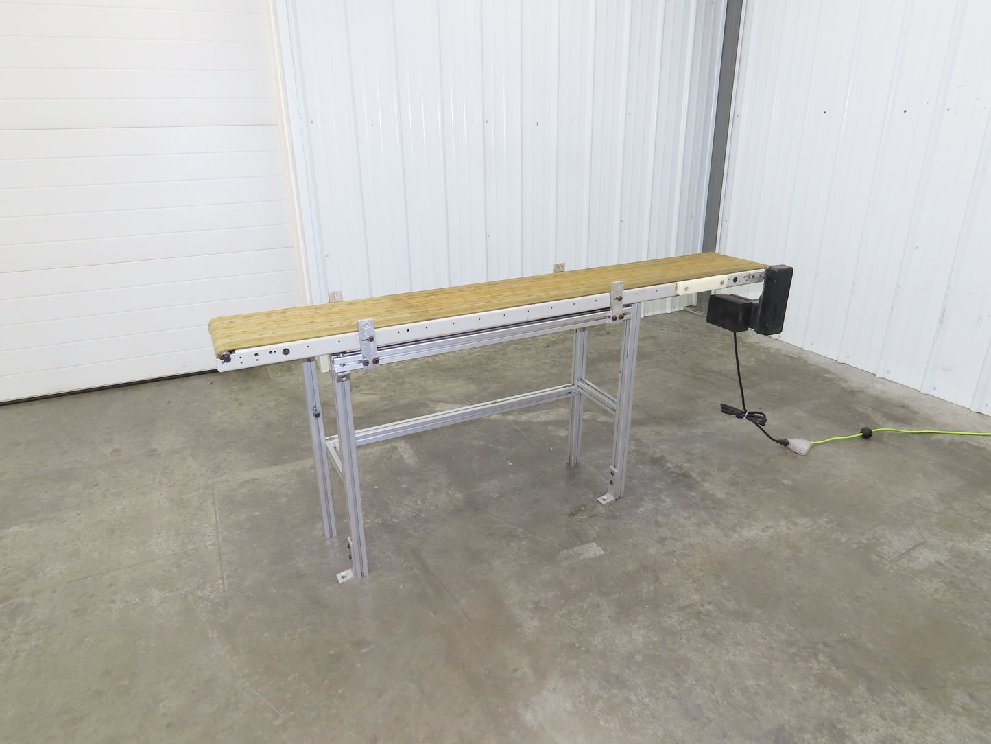 QC Industries 12"x 72" Belt Conveyor 120V Variable Speed Belt Drive 0-13FPM