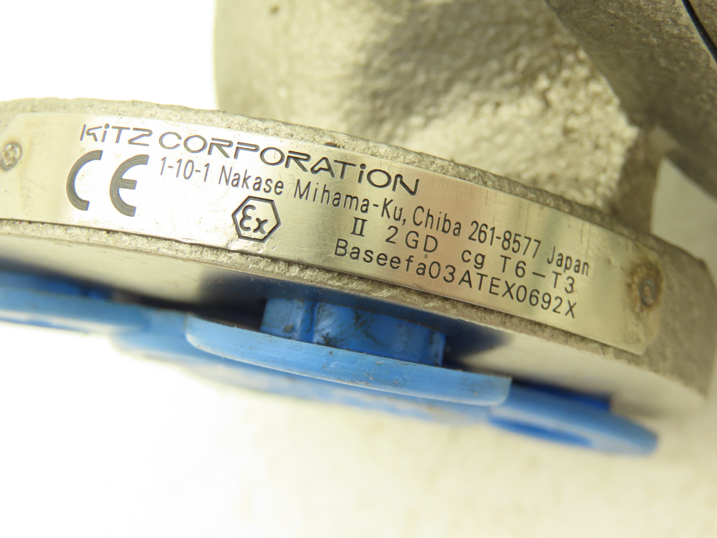 Kitz B16-34 1/2" Gate Valve Rising Stem Flanged SS CF8M Body