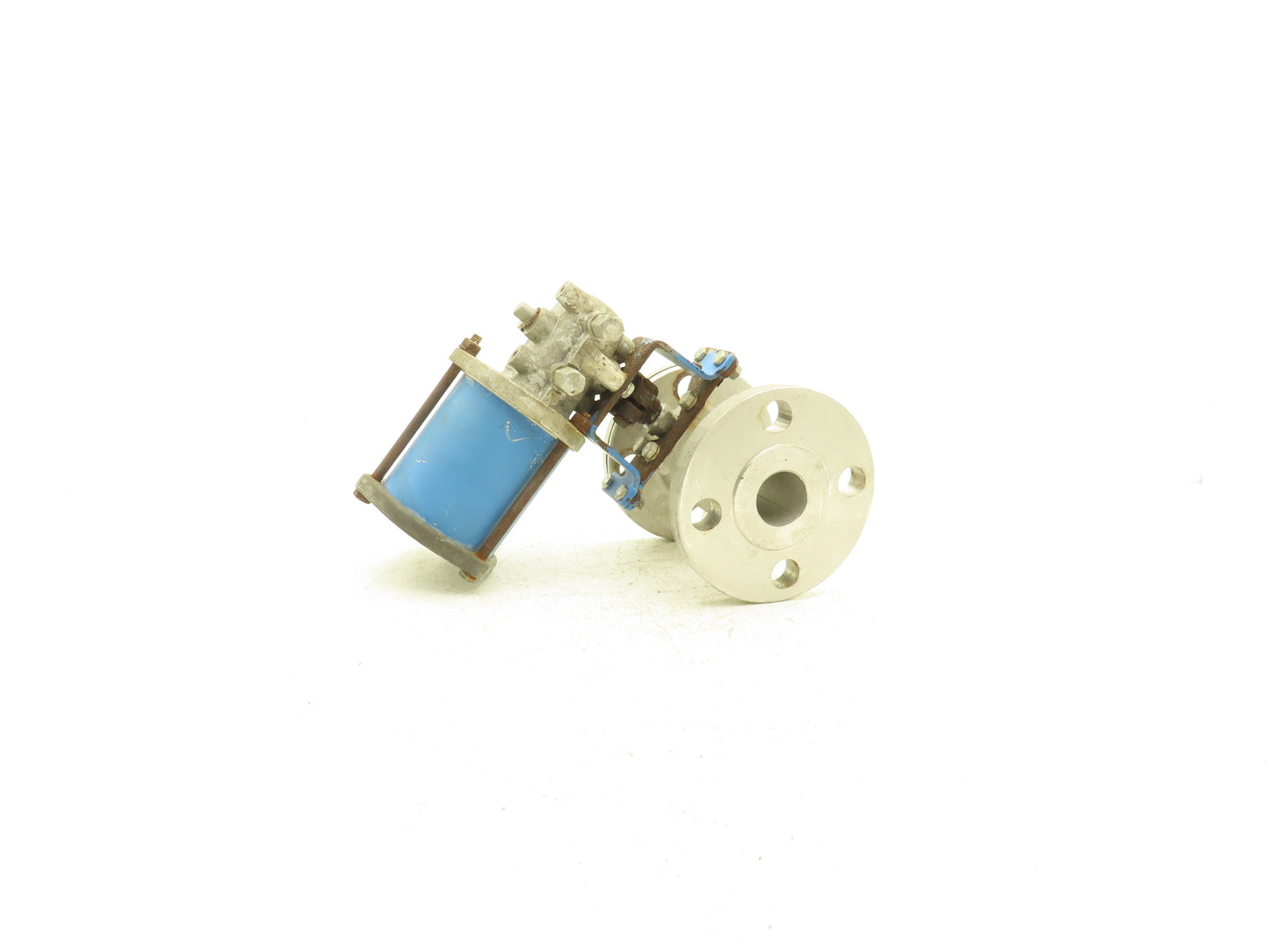 Jamesbury 1-1/2" 530S 31 3600TT 316SS Ball Valve & Pneumatic Actuator ST50E