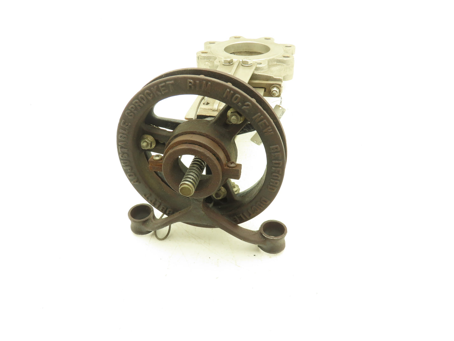 Fabri-Valve C37 4" Stainless Knife Gate Valve V-Port Rising Stem Metal Seat D1A2