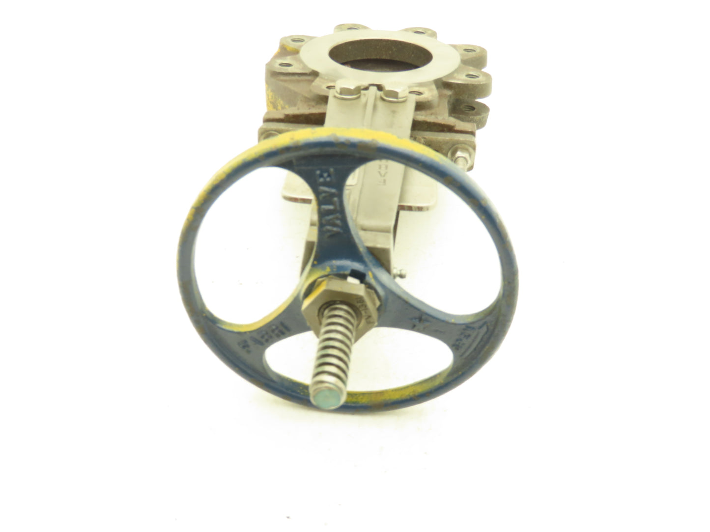 ITT Fabri-Valve C37S316 4" Stainless Knife Gate Valve Rising Stem Metal Seat