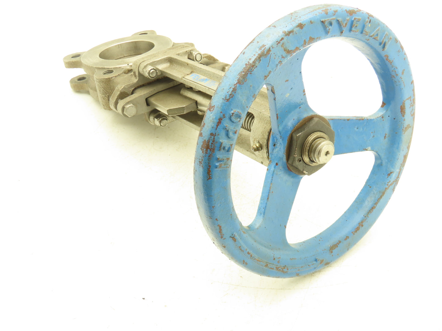 Velan L10-0310C-13SL 3" Stainless Knife Gate Valve 316SS Rising Stem Lug Style