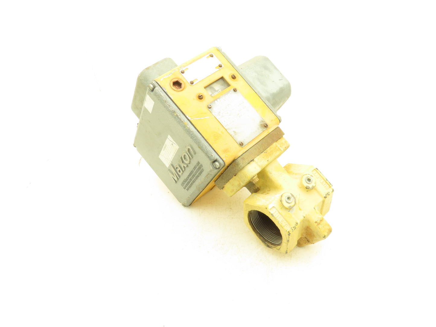 Maxon 2-1/2" 5000-1 Natural Gas Shut Off Valve 2.5"NPT 40PSI 115V