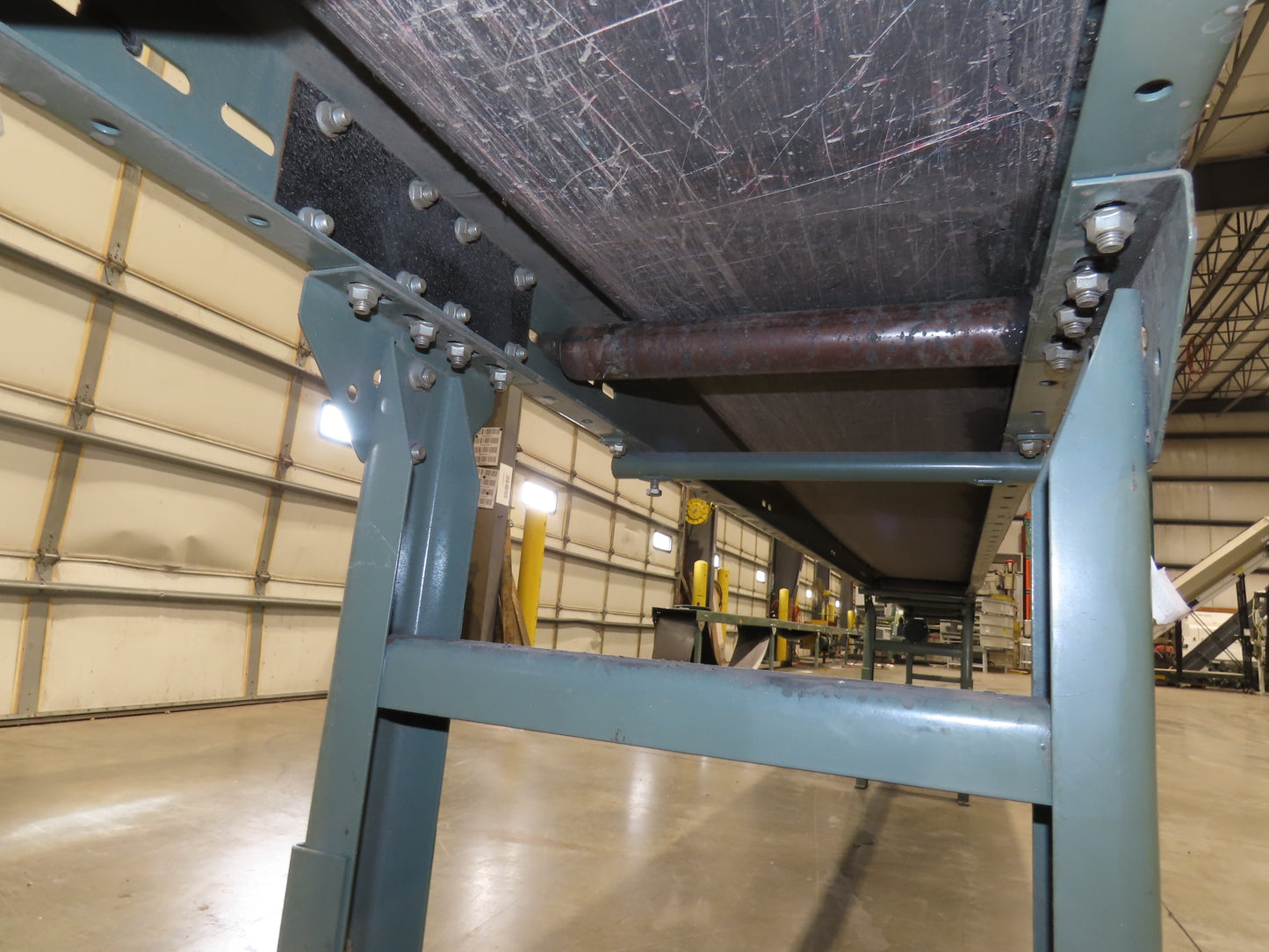 Hytrol 16"x 25' 11" Slider Bed Conveyor 12"Belt .5Hp 460V 3PH End Drive 70FPM