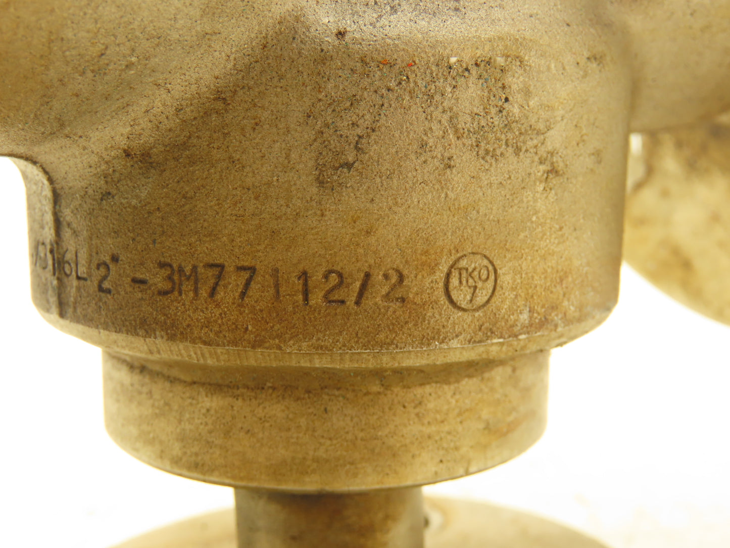 Enlin A/SA182F 316L Stainless Reducing Tee 2"x2"x 3/4" Flanged Pipe Adapter