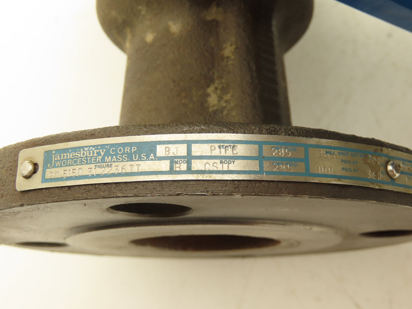 Jamesbury 2" 5150 312236TT Ball Valve w/Pneumatic Actuator ST-200B & Positioner