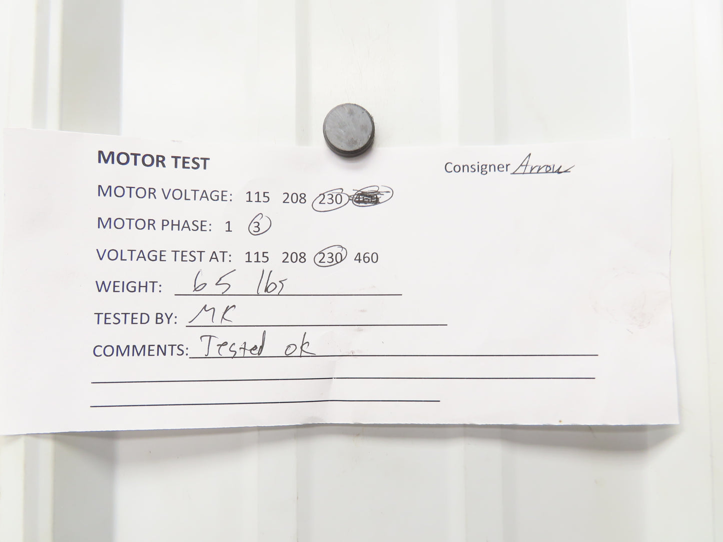 Showa Denki U75-H2-D00-M112 Centrifugal Blower Fan 332 CFM .75kw 230V 3PH 75mm