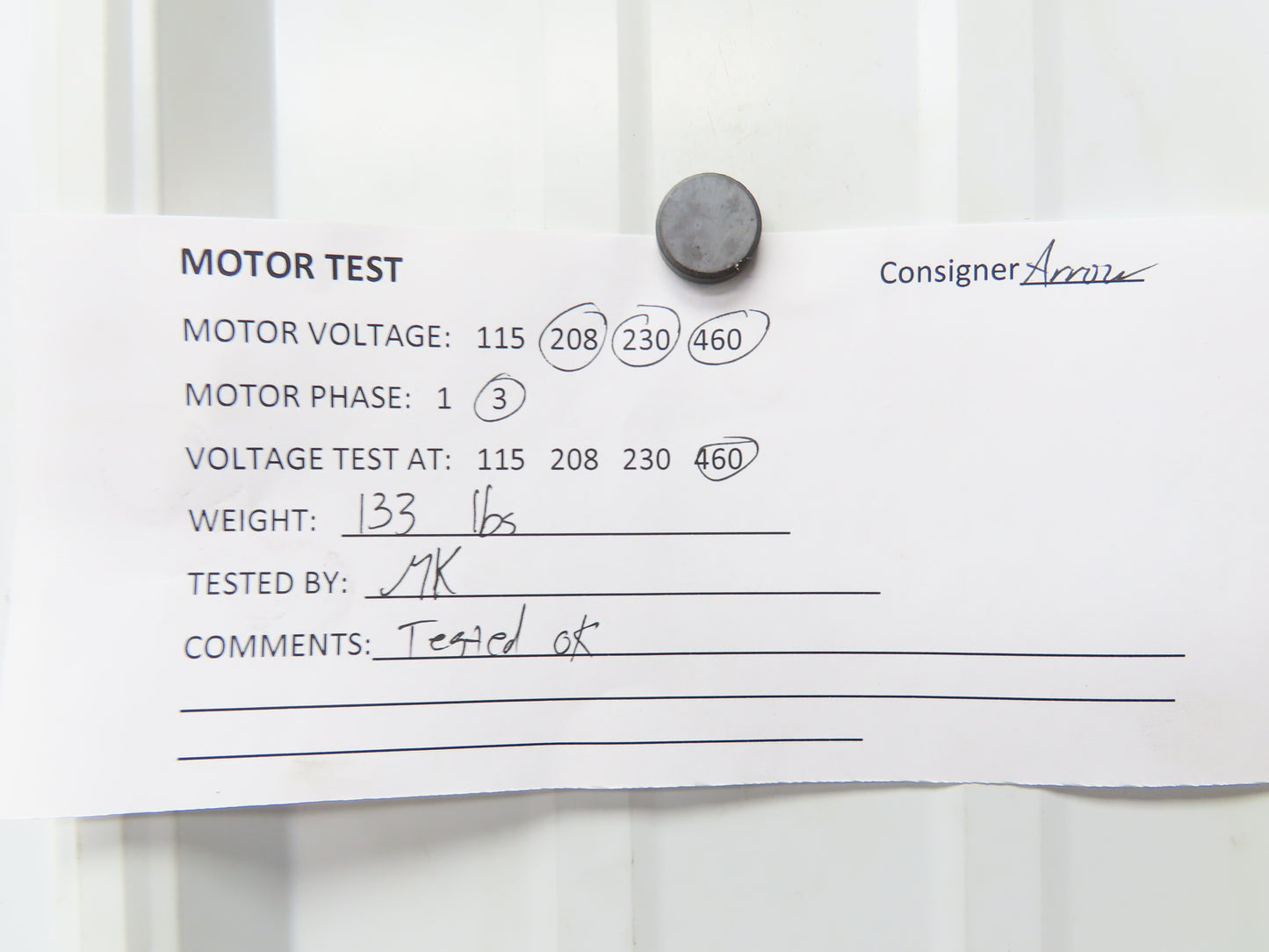 Cool Jet Wanner 36H257Y483 Hydra-Cell Diaphragm Pump 5Hp 230/460V 3PH 1"x 3/4"
