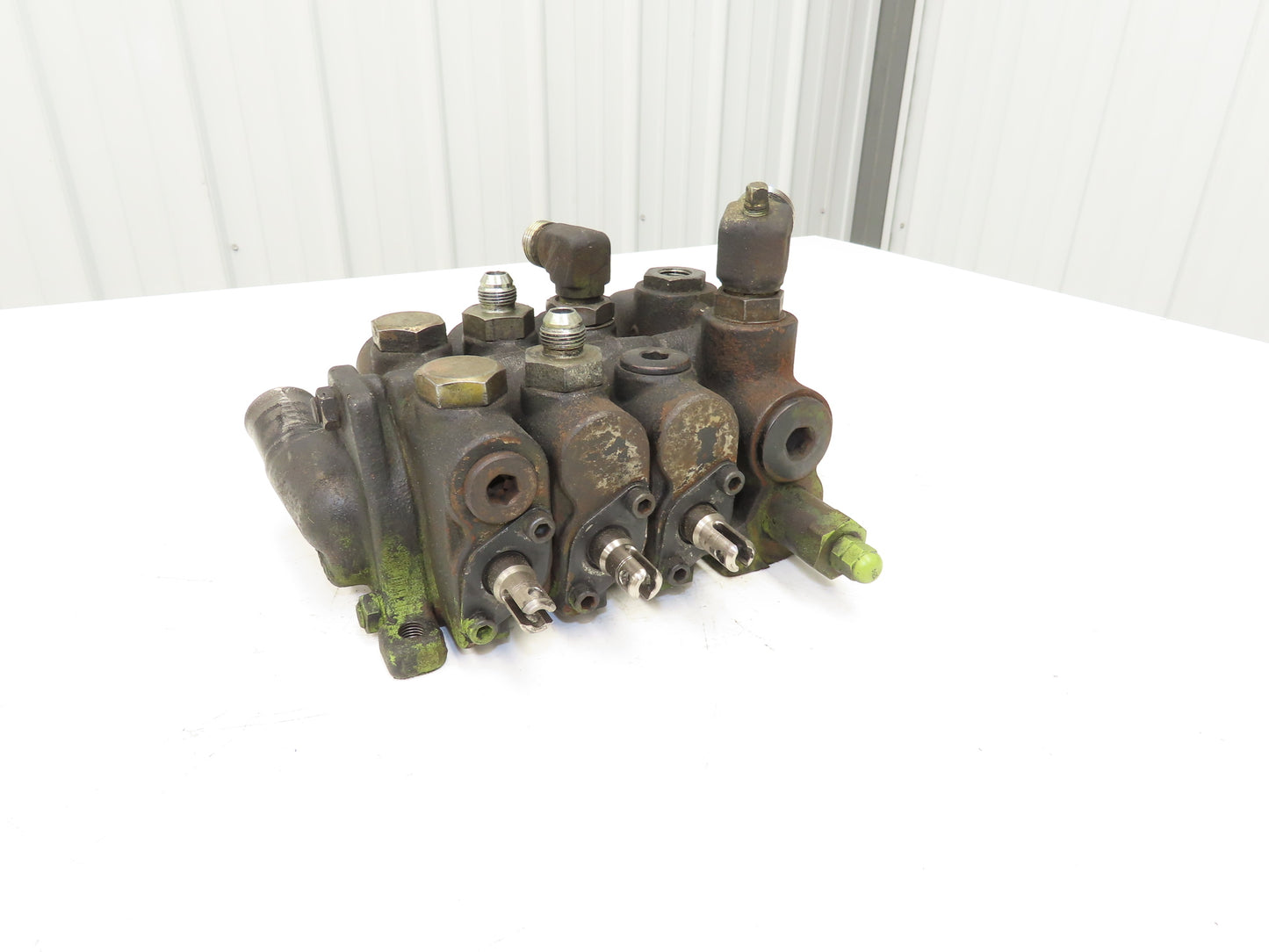 Shimadzu MSV04-3-7645 Hydraulic 3-Spool Forklift Mast Control Valve Off E60Z-33